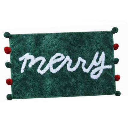 L'Atelier 17 Tappeto da bagno di natale in spugna 50x80 cm 5 varianti(1 unità)