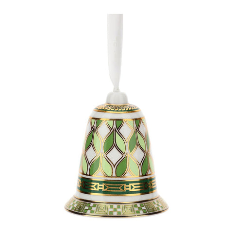 CAMPANA PORCELLANA MATCHA DIA.8XH9CM