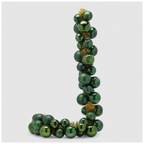 EDG Christmas garland with Christmas balls L170 cm 4 variants (1pc)