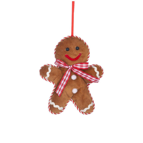GOODWILL Bonhomme décoratif de Noël, décoration en tissu 12 cm 2 variantes (1 unité)