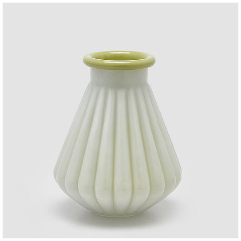 Edg Enzo de Gasperi Striped glass vase with rim D23xH28 cm 4 variants (1 unit)