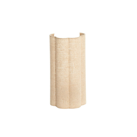 Light & Living Lampada da parete in tessuto beige "Fringe" 15x10xH30.5 cm