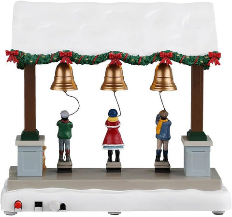 LEMAX Edificio in movimento "Christmas Bells Are Ringing" H19.4x20.6x10.7 cm