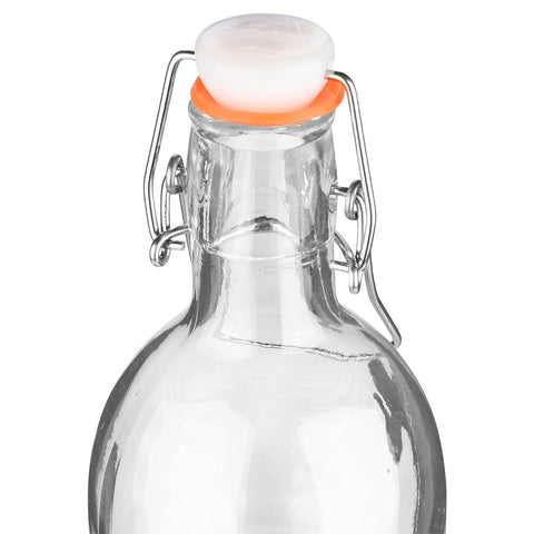 Estia Home Bouteille en verre avec fermoir métallique 1100 ml