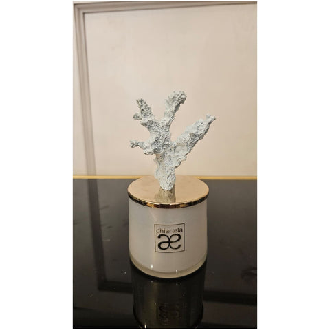 Chiaraela Candela sfera mignon Corallo cielo D6xH12.5 cm