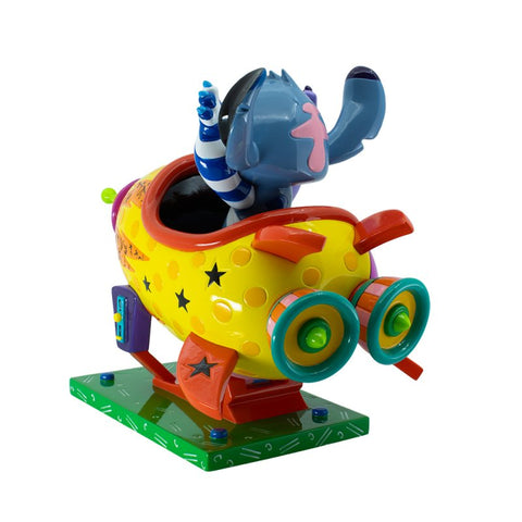 Enesco Disney Statuina Stitch con razzo, Britto 21.5x12xH16.5 cm