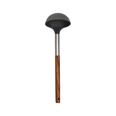 Estia Home Mestolo da zuppa in PBT, manico in legno 30.5x8.9x9.8 cm