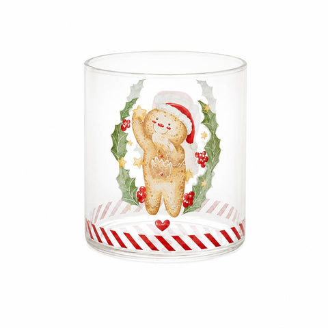 Nuvole di Stoffa Set 6 bicchieri natalizi borosilicato 2 varianti (2 unità)