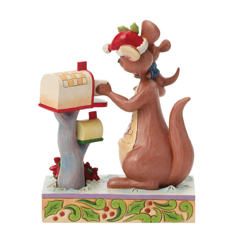 Enesco Disney Statuina di natale Kanga e Roo H13 cm