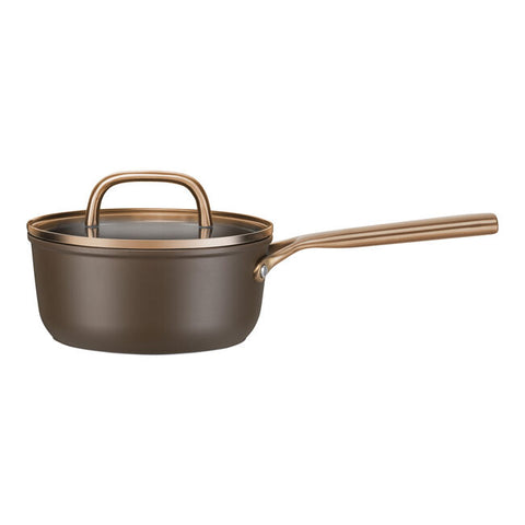 ZWILLING Milano Casseruola in alluminio marrone + coperchio in vetro 18 cm