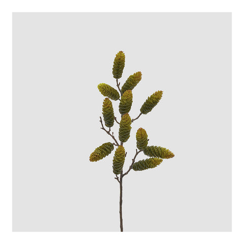 EDG Ramo di natale verde con pigne H60 cm