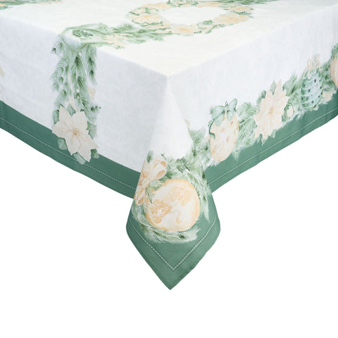 Nuvole di Stoffa Tovaglia natalizia 6 posti cotone 160x200 cm