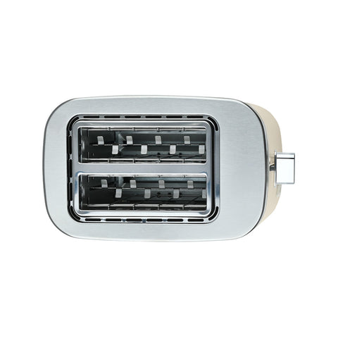 Estia Home Tostapane 2 Fette in acciaio inox crema "Pure Cream Edition" 800W