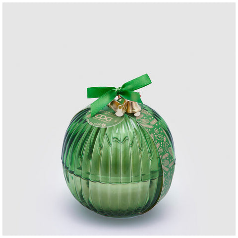 EDG Bougie parfumée sphère en verre D11xH11,5 cm 2 variantes (1pc)