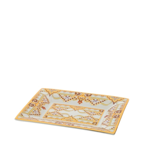 Hervit Assiette décorative, vide-poche en porcelaine "Thay" 20x16 cm