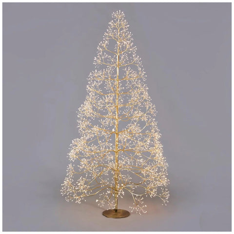 EDG - Enzo De Gasperi Christmas tree Beech in gold copper 1500 led H150xD80 cm