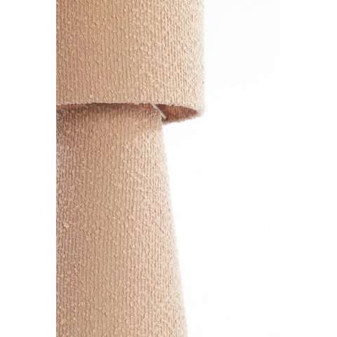 Light & Living Lampada sabbia bouclè con paralume "Mikkel" D20xH58 cm