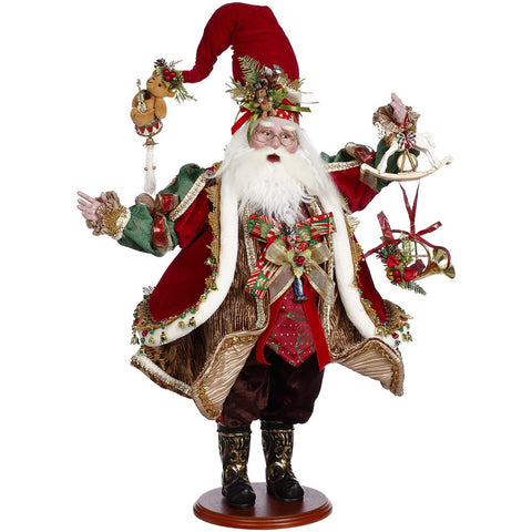 GOODWILL Mark Roberts Santa Claus with toys, handmade H58.5 cm