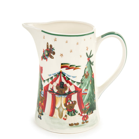 Nuvole di Stoffa Christmas jug "Bear Wonderland" 620 ml 2 variants (1pc)