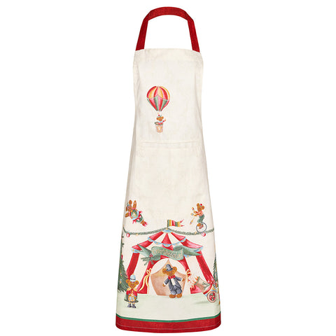 Cloth Clouds Christmas apron "Bear Wonderland" 60x90 cm