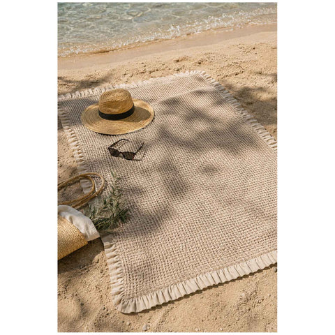 Serviette de plage nid d'abeille L'Atelier 17 "Tintarella" 90x170 cm 6 variantes (1pc)