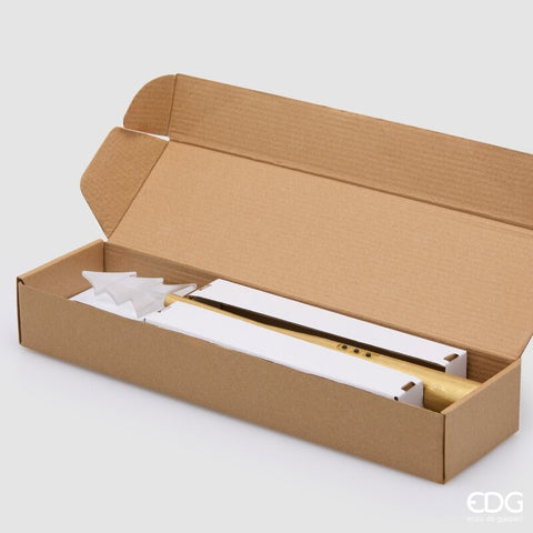 EDG Albero di natale innevato pino Cortina 3400 led Ø165 H240 cm