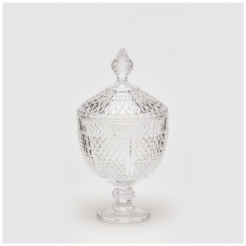 EDG Enzo de Gasperi Porte-bon bon en verre D15xH29 cm