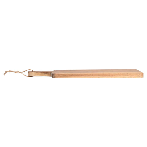 Estia Home Planche à découper en bois avec manche et corde "Allure" 40-50x25x2 cm