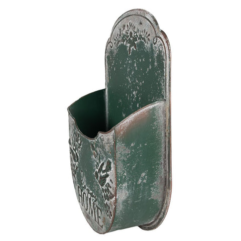 Clayre & Eef Portavaso per piante ferro anticato 28x9x41 cm