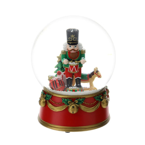 Hervit Snowball/Christmas Music Box in Resin D12xH16 cm