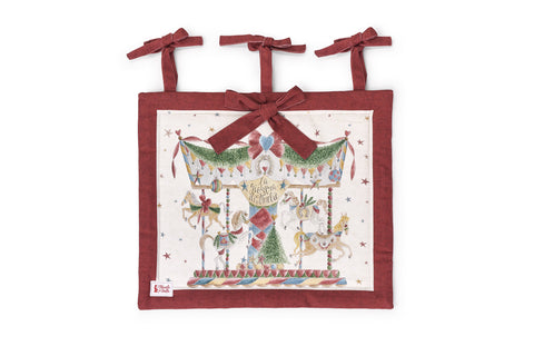 Nuvole di Stoffa Copriforno natalizio "Giostra" 42x35 cm