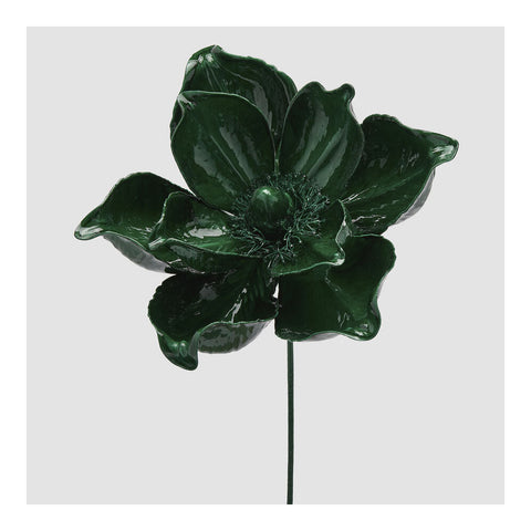EDG Decoro natalizio ramo magnolia D35H65cm 2varianti (1unità)