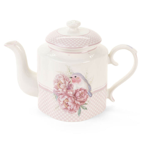 Théière en porcelaine Cloth Clouds avec oiseau « Fiorirà » 1100 ml