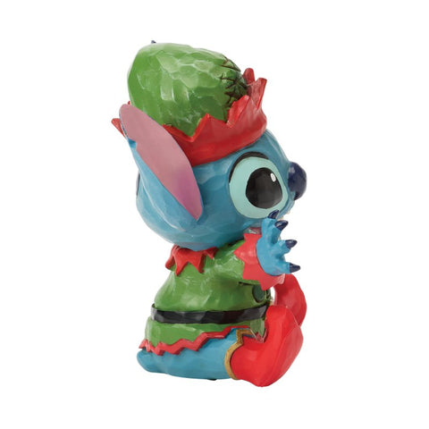 Enesco Disney Jim Shore Statuina di natale Stitch elfo 8x5.5xH9.5 cm