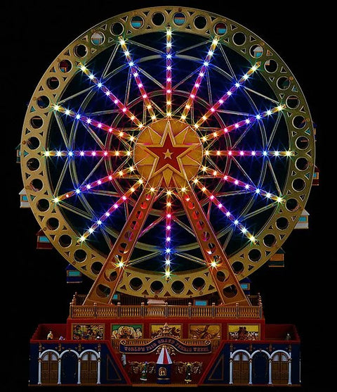 Mr. Christmas Ruota panoramica animata 125 luci led RGB, 50 melodie 31x12.5xH38.5 cm