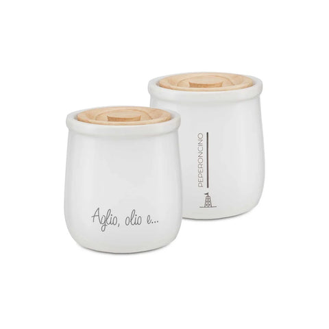 La Porcellana Bianca Barattolo porta peperoncino "Gli Onesti" 180 ml