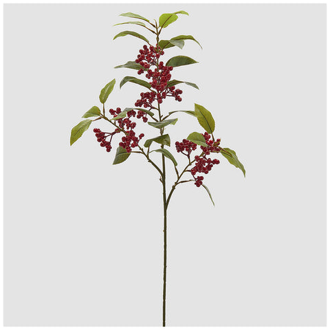 EDG Enzo De Gasperi Branche de Noël avec baies "Piracanta" H 88 cm