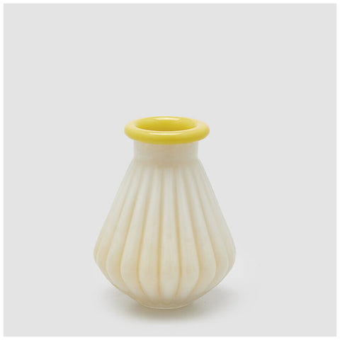 Edg Enzo de Gasperi Striped glass vase with rim D16xH20 cm 4 variations (1 unit)