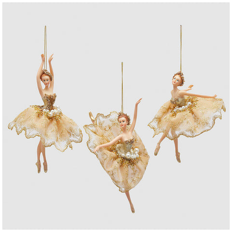 EDG - Enzo De Gasperi Ballerina abito champagne H17 cm 3 varianti (1pz)