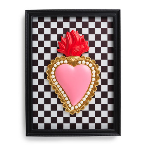 Henriette Heart Wall Art "Ton Coeur" 40x30 cm