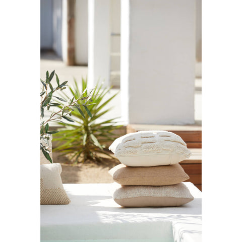 Light & Living Cuscino arredo quadrato crema "Sarmi" 45x45 cm