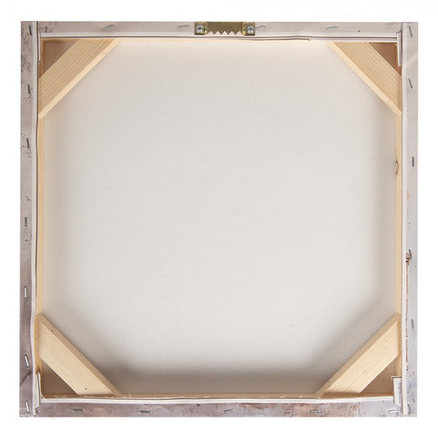 Clayre & Eef Quadro fiori in tela beige da parete Shabby Chic 36x3x36 cm