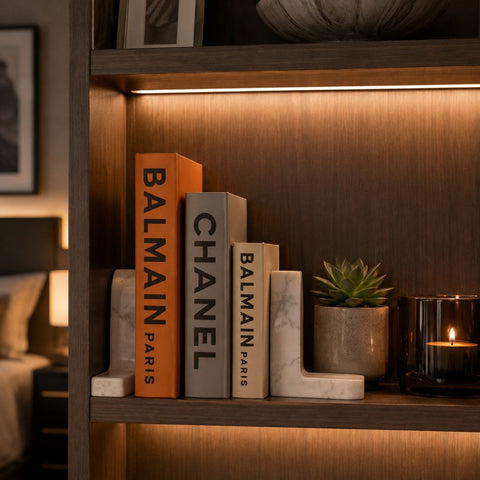 Eurolamp Set 3 Scatole a forma di Libro decorativo in legno mdf