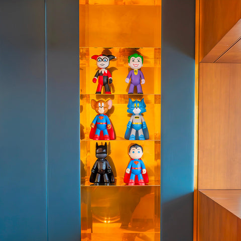 LEBLON DELIENNE Statuina Super Pop Superman in resina 16xH25 cm