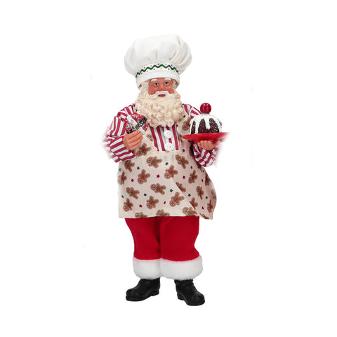 Figurine de Père Noël Timstor 18x13xH28 cm 4 variantes (1 unité)