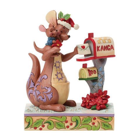 Enesco Disney Statuina di natale Kanga e Roo H13 cm