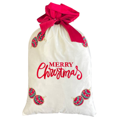 Sac de Noël en velours Clodette « Cirque de Noël » 70x48 cm 3 variantes (1 unité)