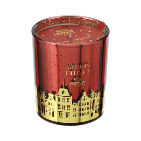 Hervit Christmas candle Autumn scent "Delight" 8x10 cm