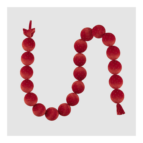 EDG Festone natalizio con palline L180 cm 2 varianti (1 unità)