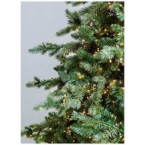 Sapin de Noël fleurs de Lena 3000 led "St.Moritz" D125xH180 cm